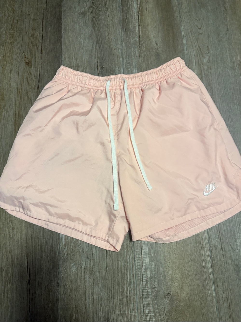 Nike Pink Women's Athletic Shorts with Drawstring Waist